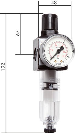 Exemplary representation: Filter regulator - Multifix series 1