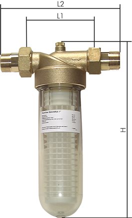 Príklady vyobrazení: Jemný filtr pro pitnou vodu, R 3/4" až R 1 1/4"