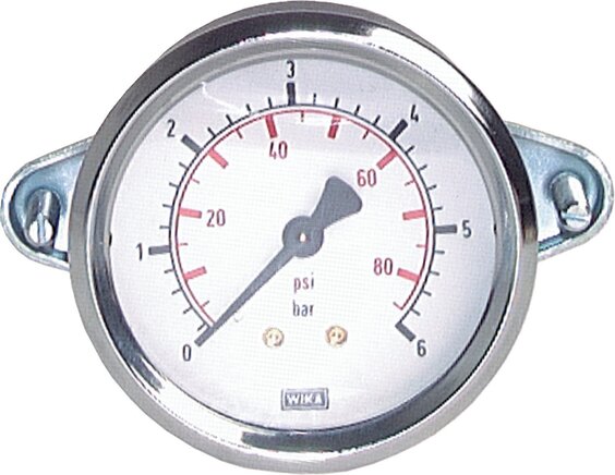 Príklady vyobrazení: Vestavený tlakomer, 3-hranný prední kroužek